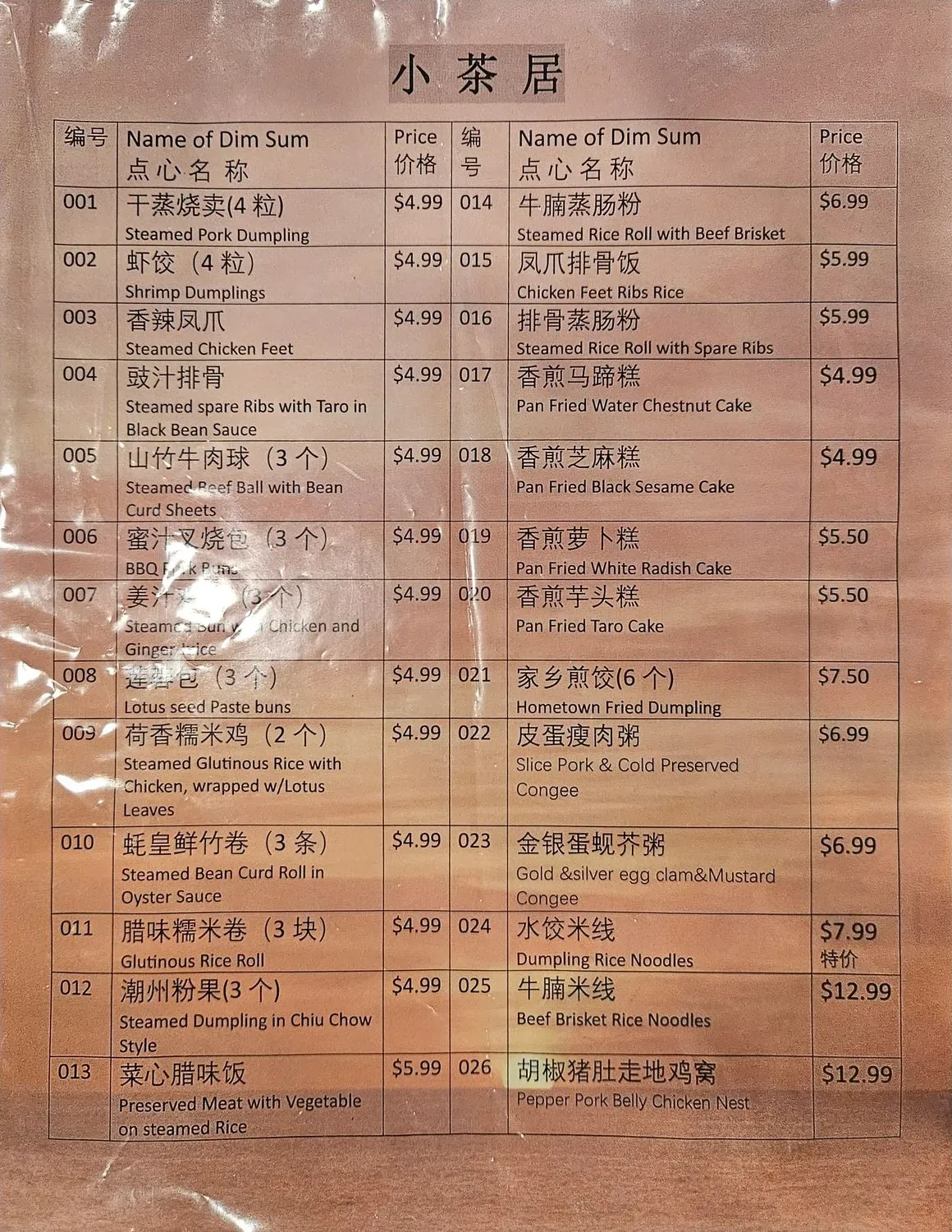 Menu 2