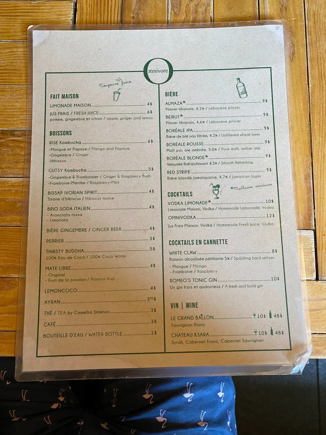 Menu 6