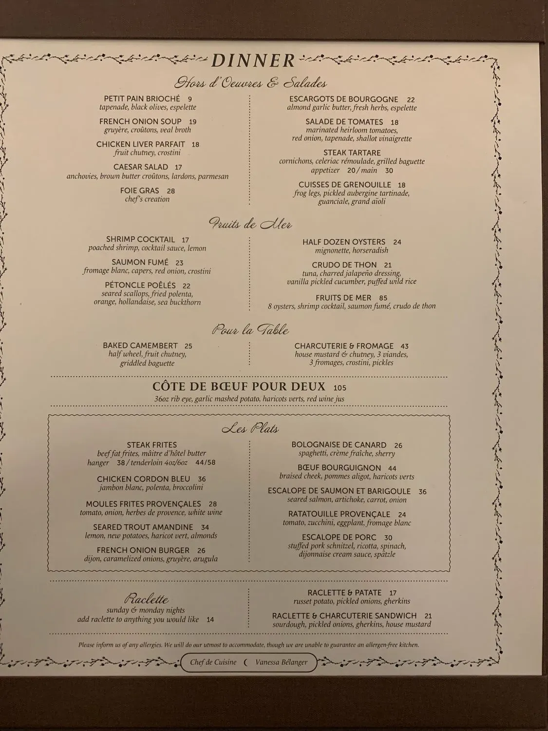 Menu 5