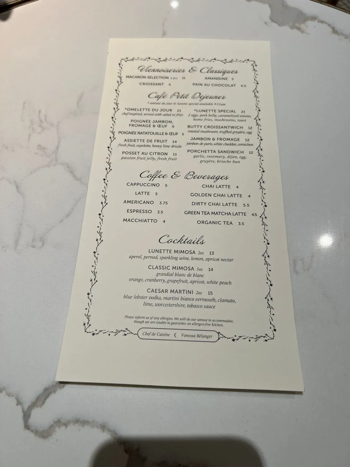 Menu 6