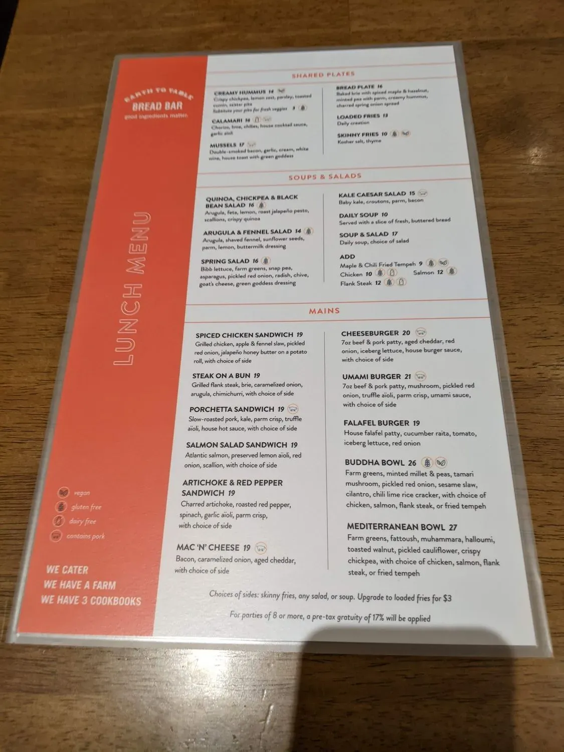 Menu 5