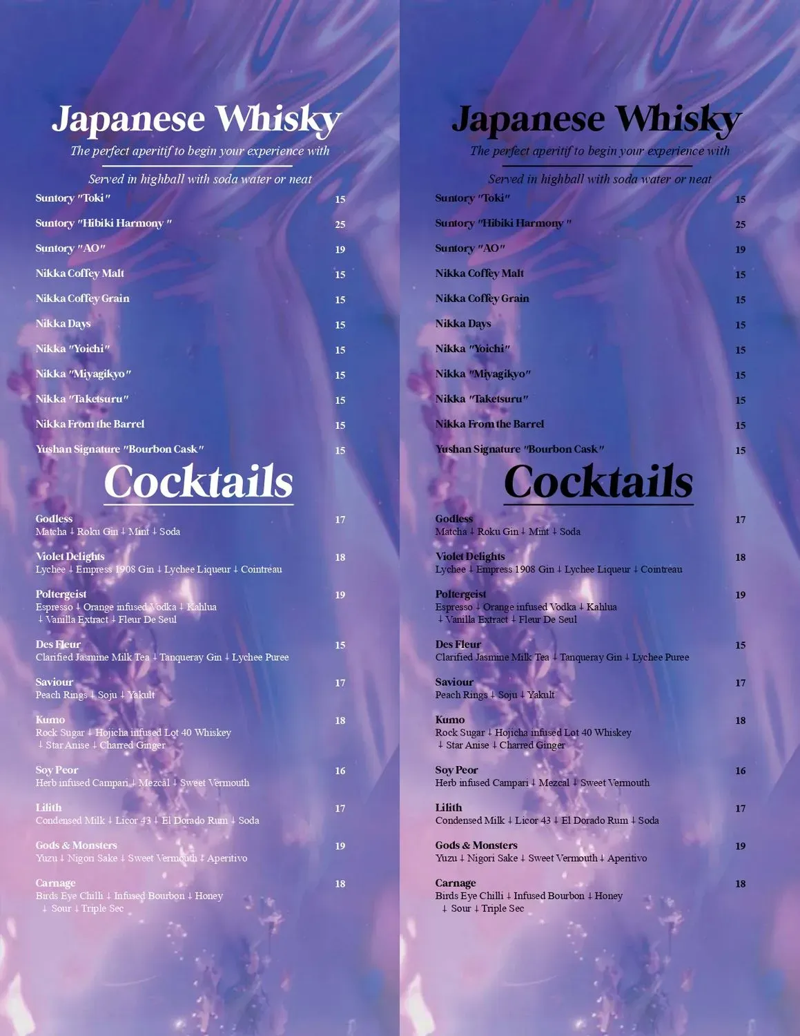 Menu 4