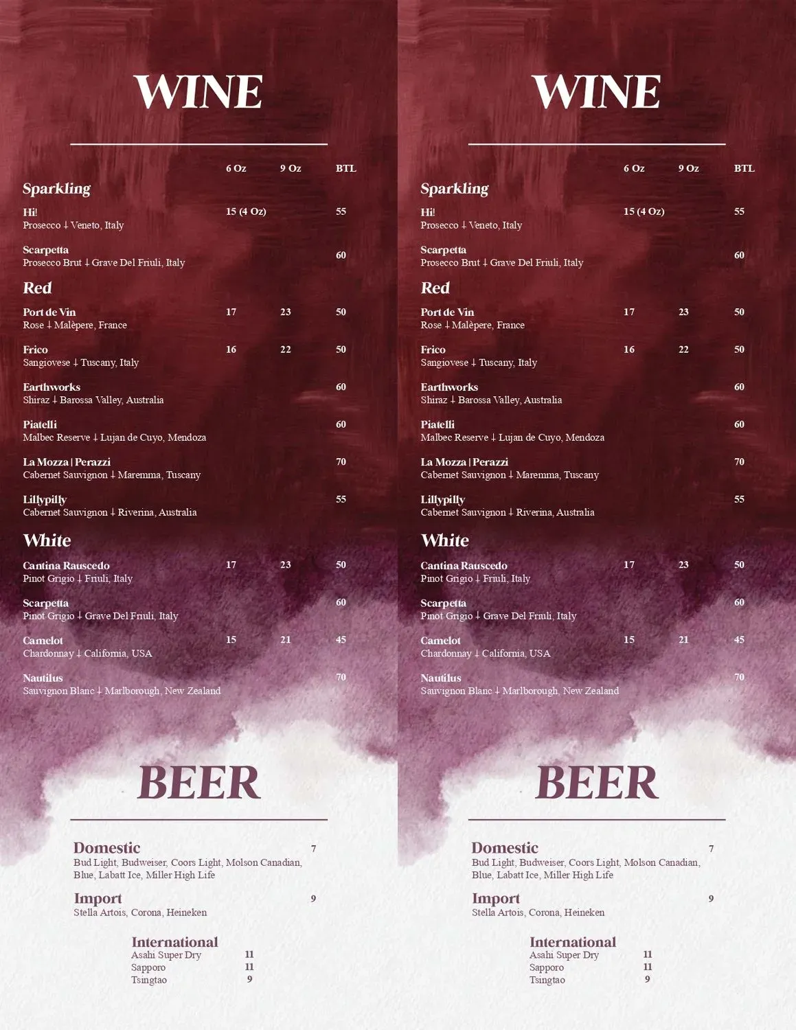 Menu 3