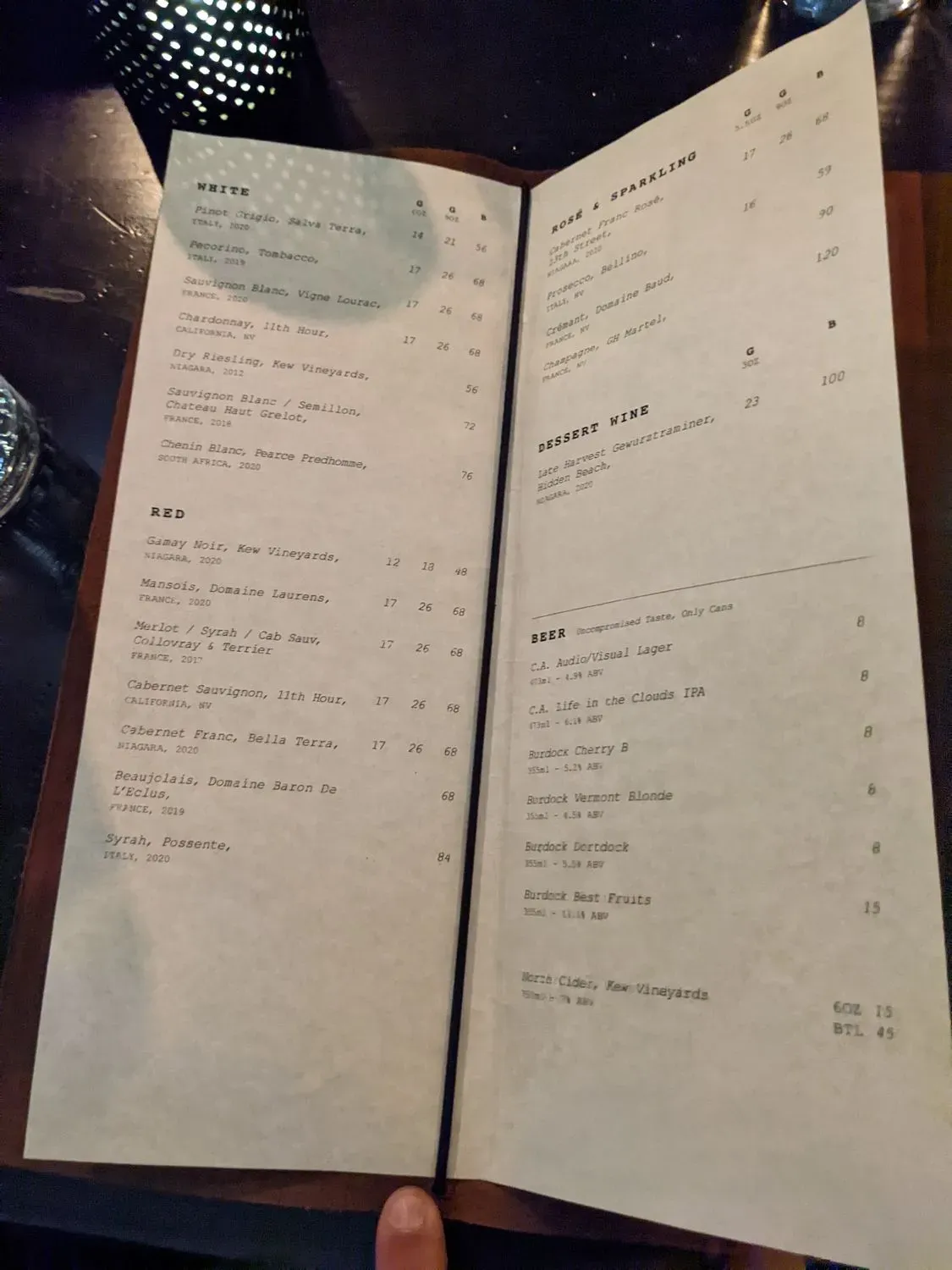 Menu 4