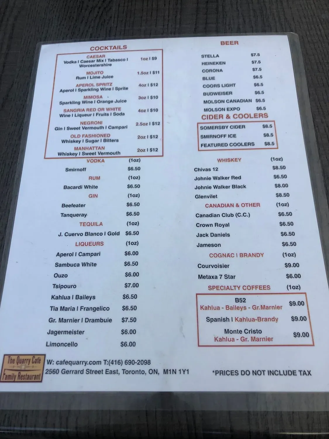 Menu 2