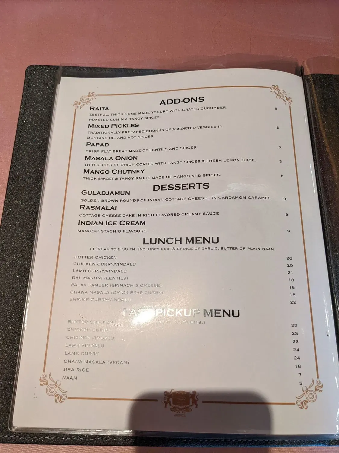 Menu 6