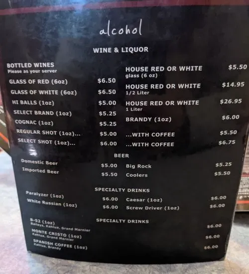 Menu 2