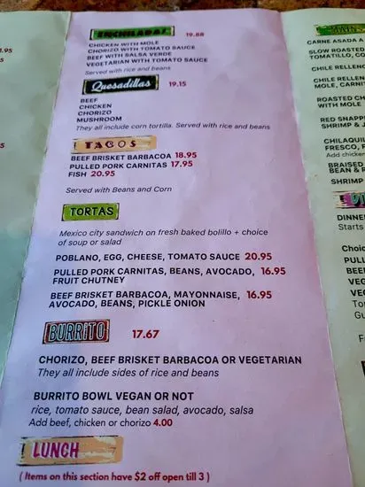 Menu 2