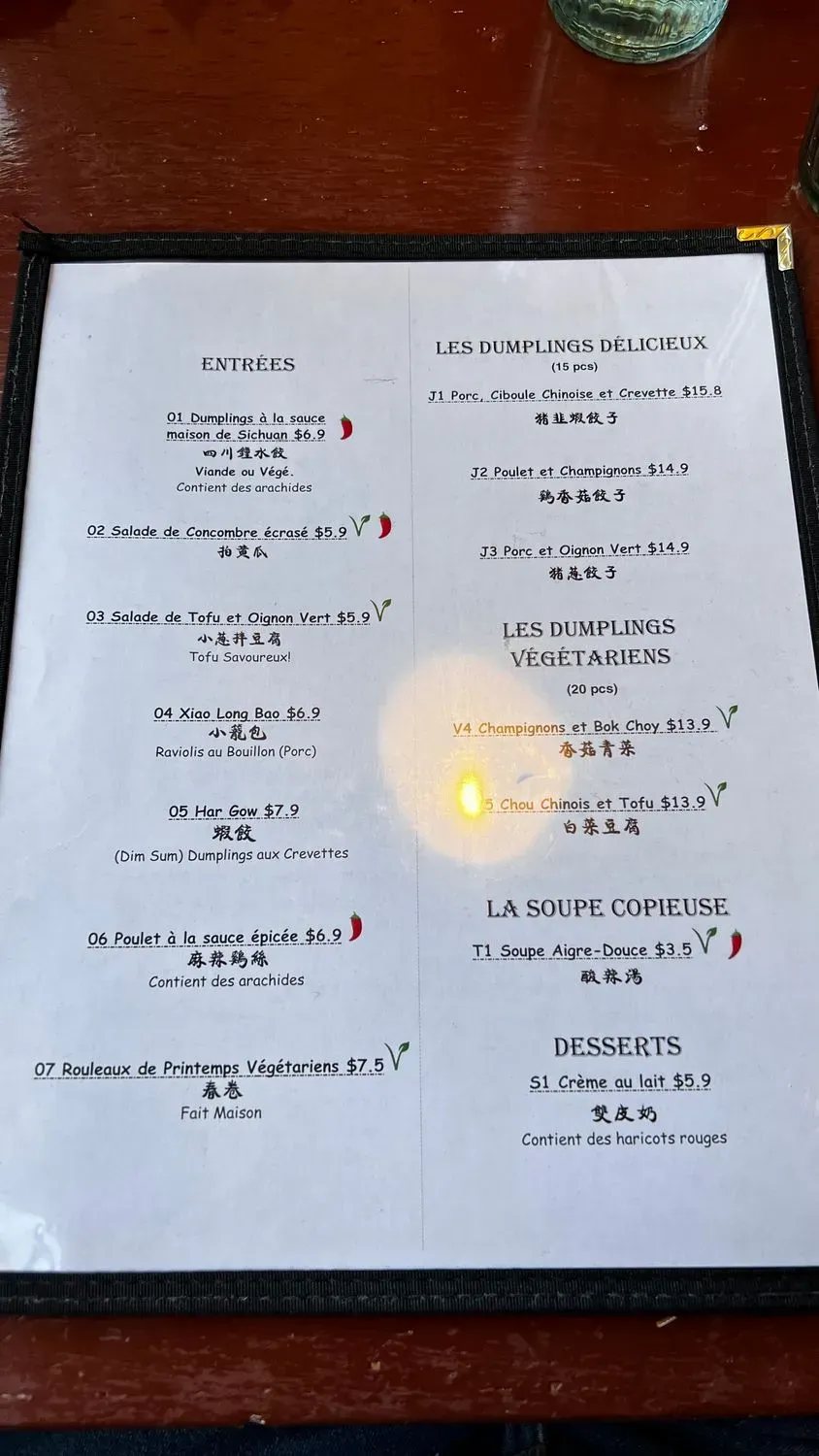 Menu 4