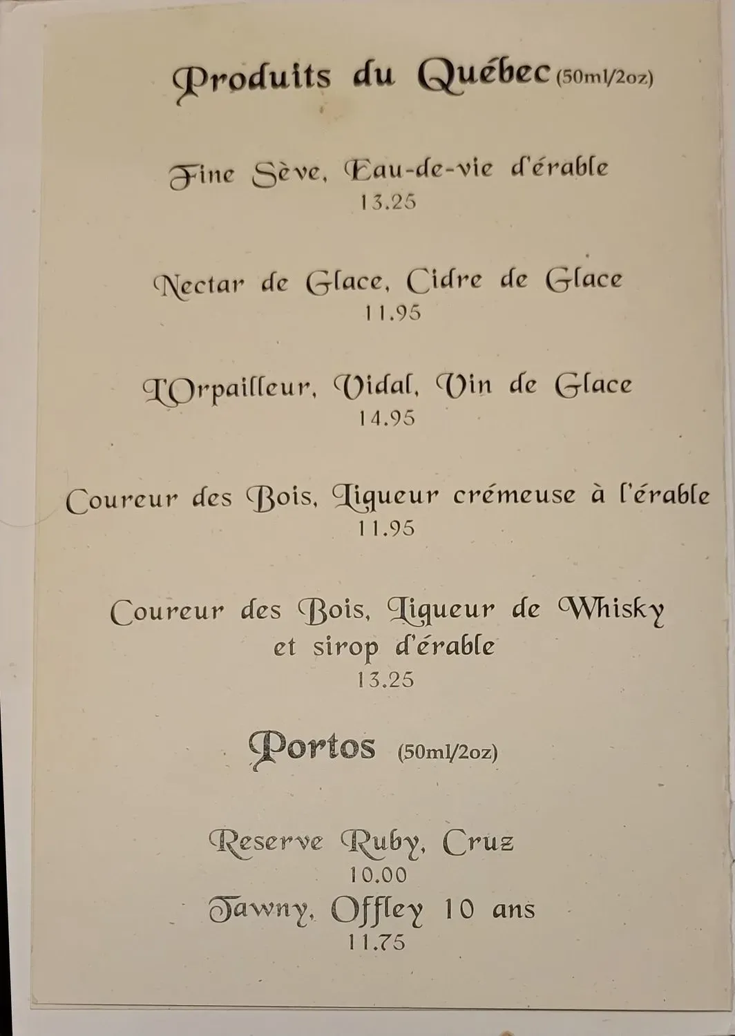 Menu 2