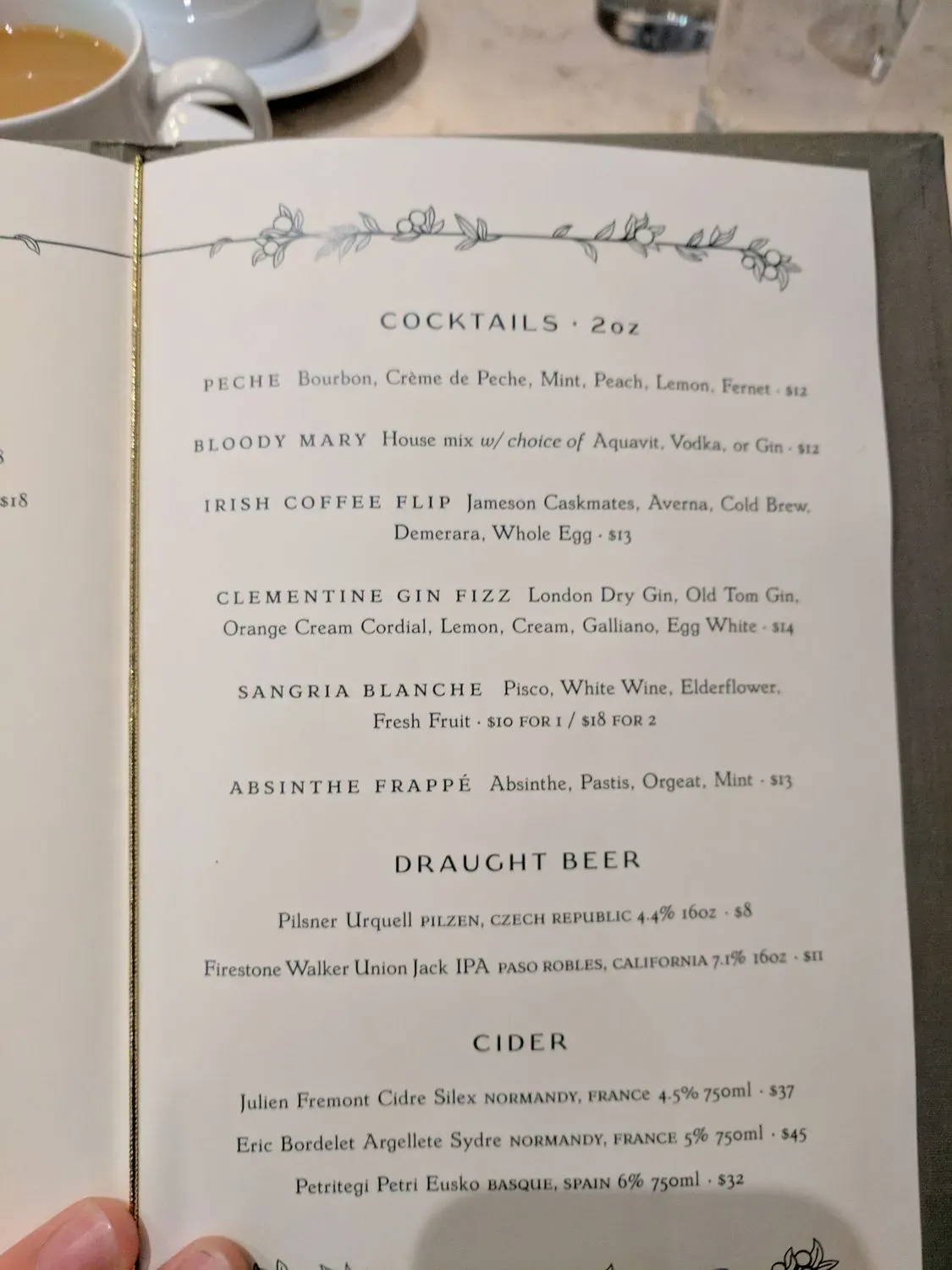 Menu 6