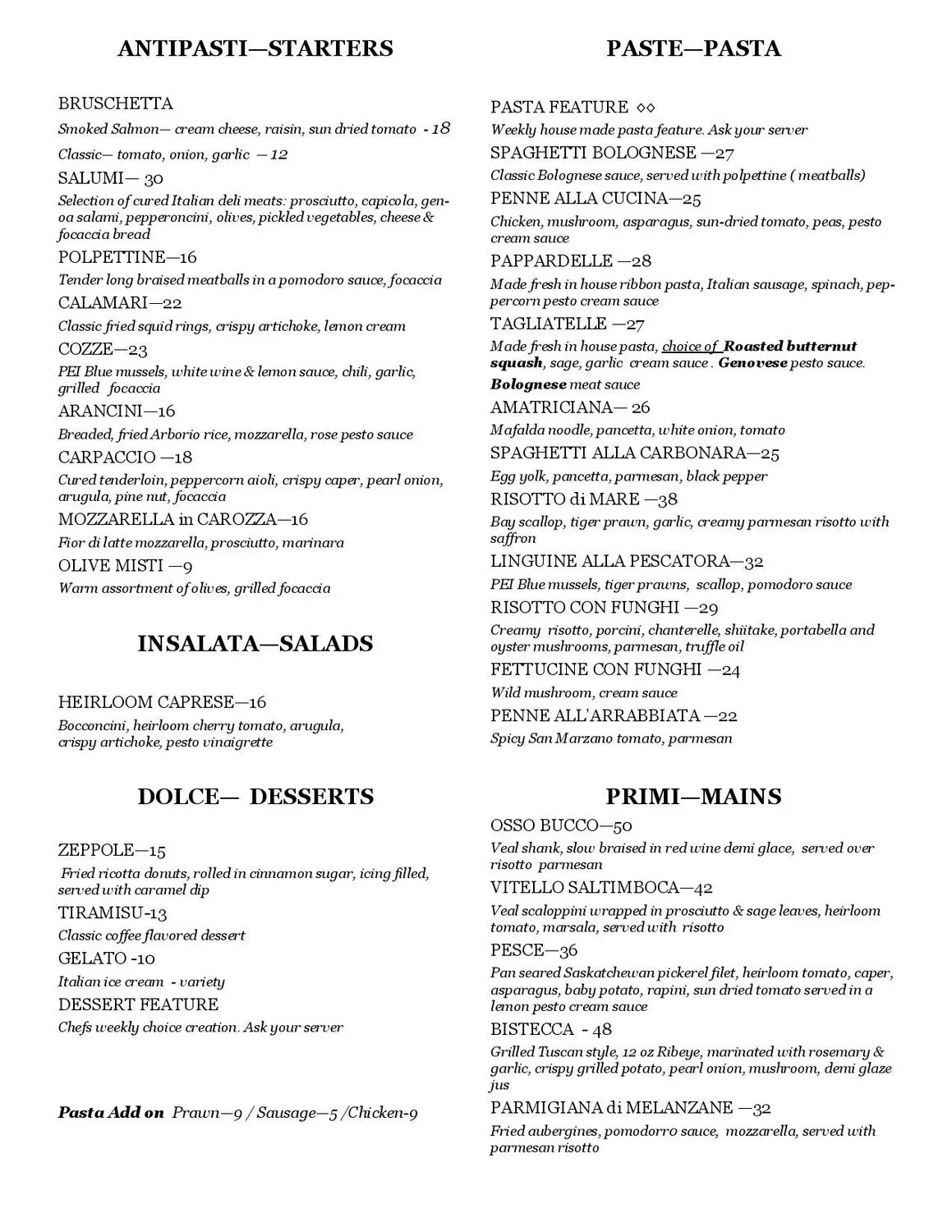 Menu 3