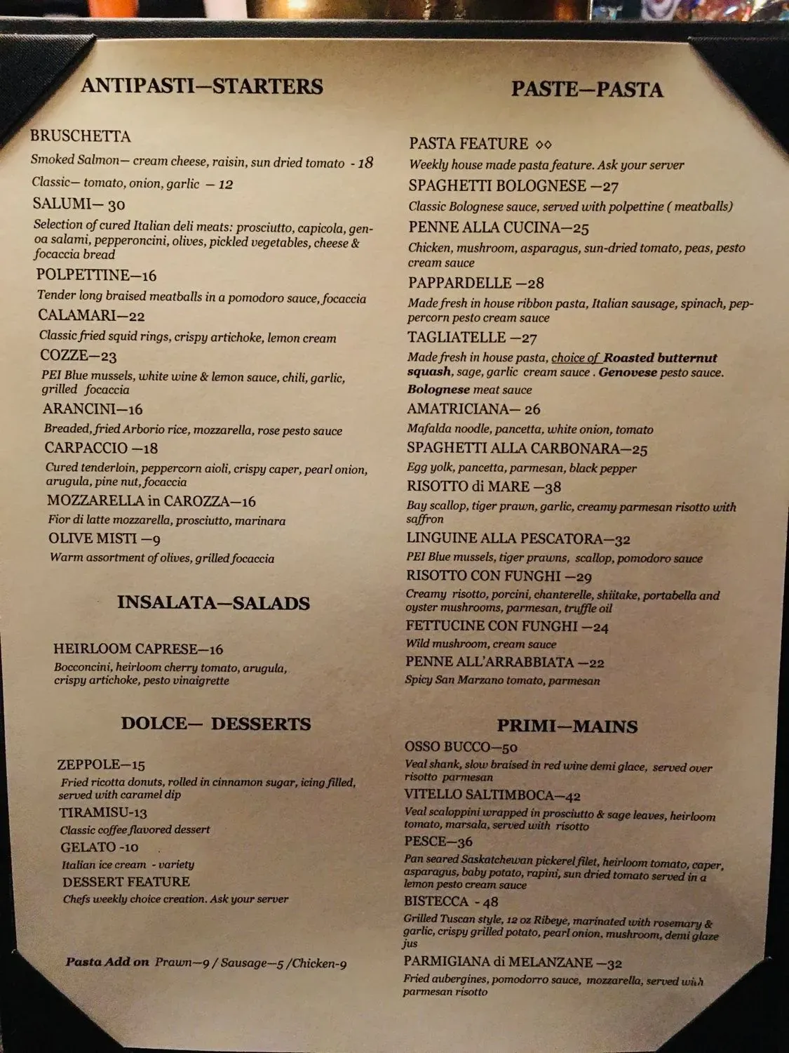 Menu 4