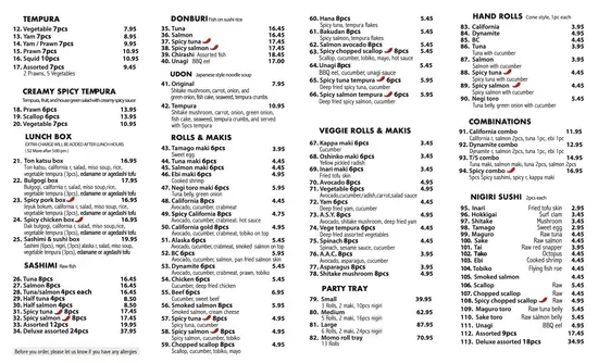 Menu 6