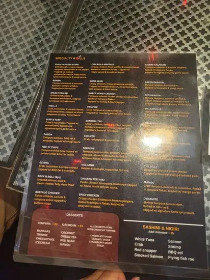 Menu 5