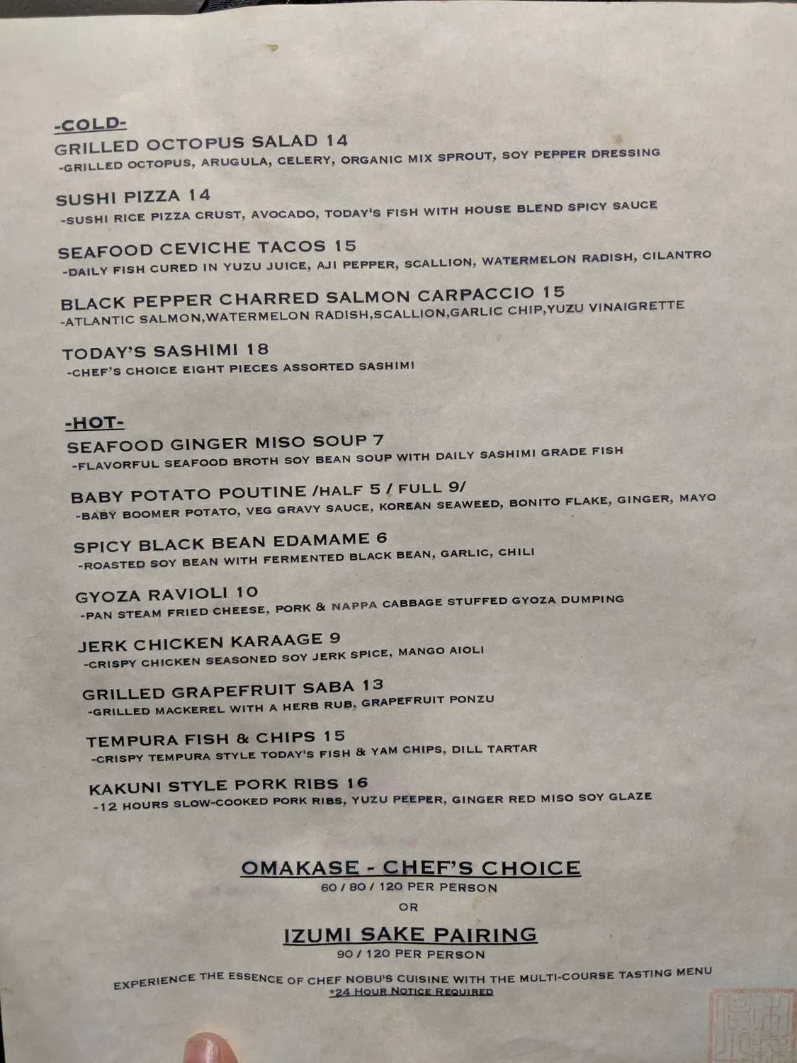 Menu 6