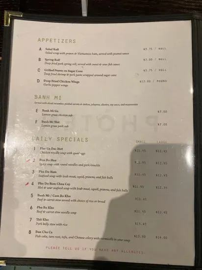 Menu 2