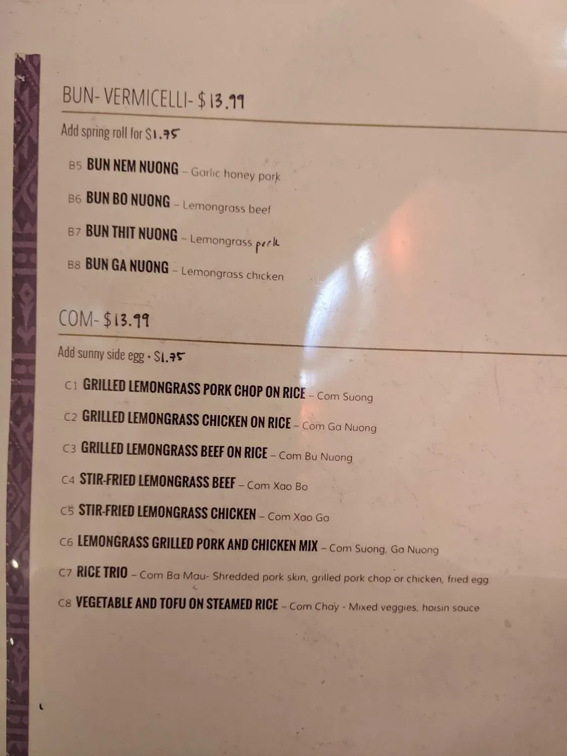 Menu 5