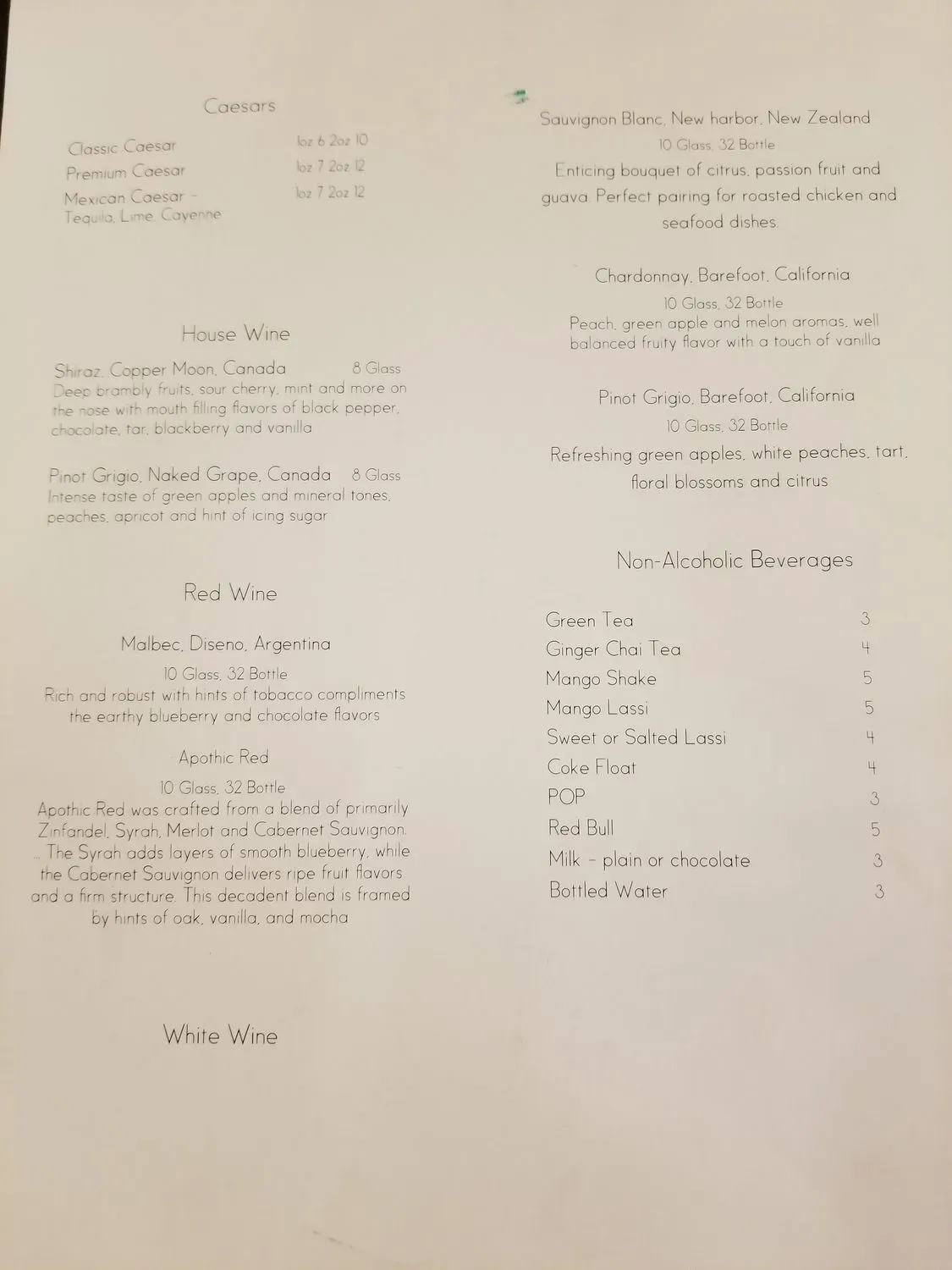 Menu 6