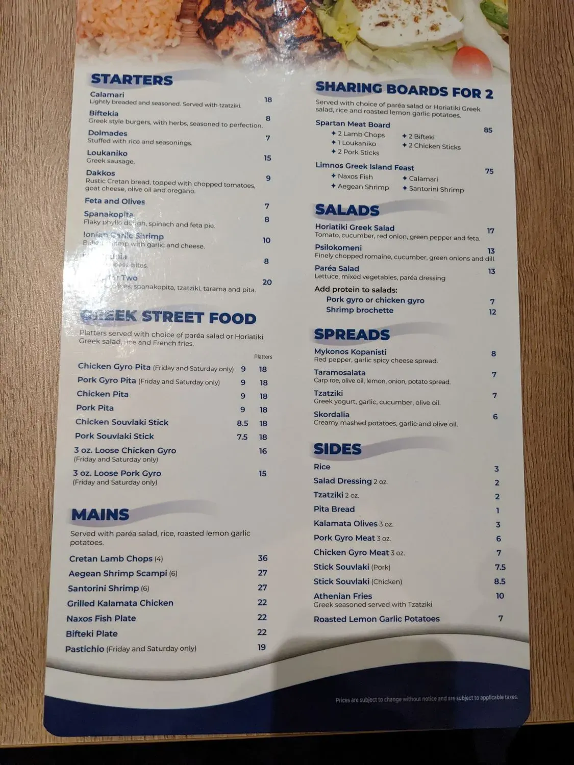 Menu 3