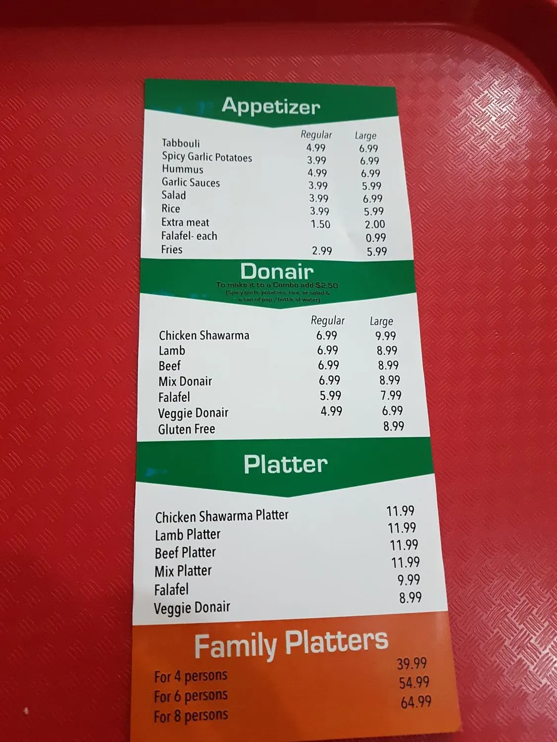 Menu 6