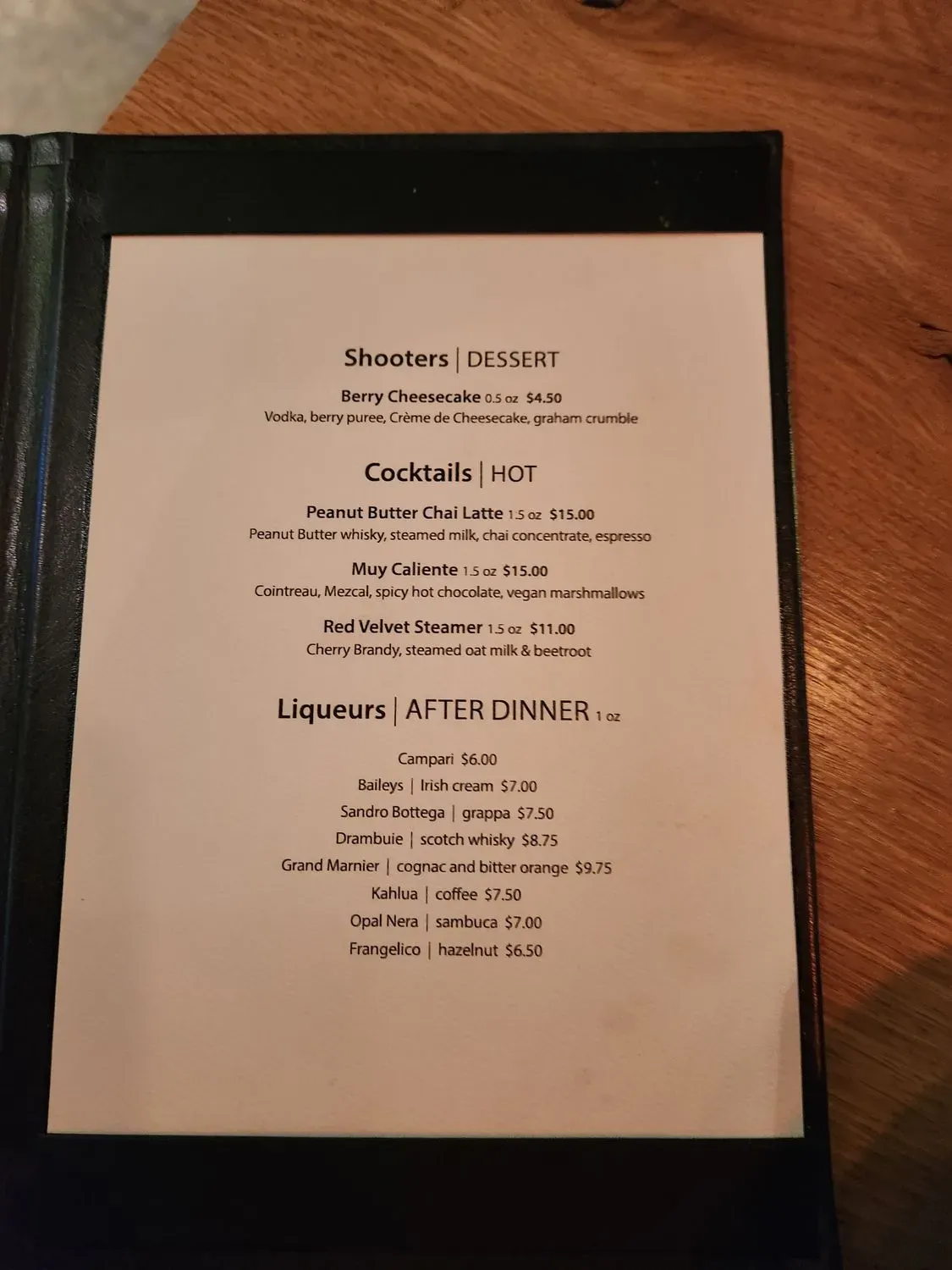 Menu 5