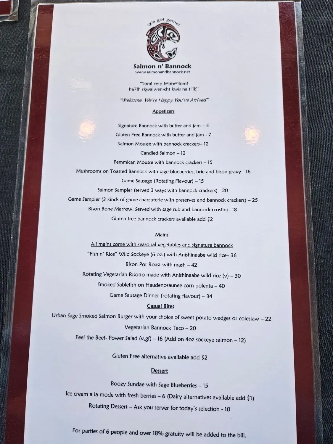 Menu 3