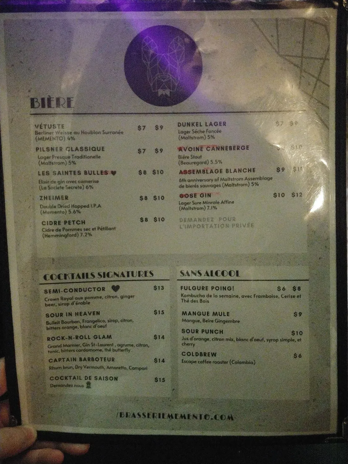 Menu 6