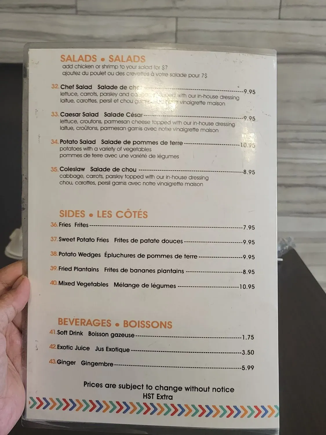 Menu 4