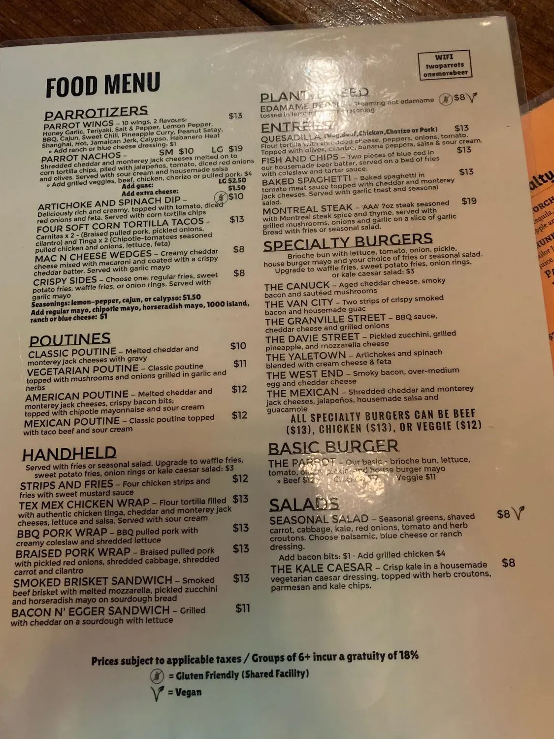 Menu 6