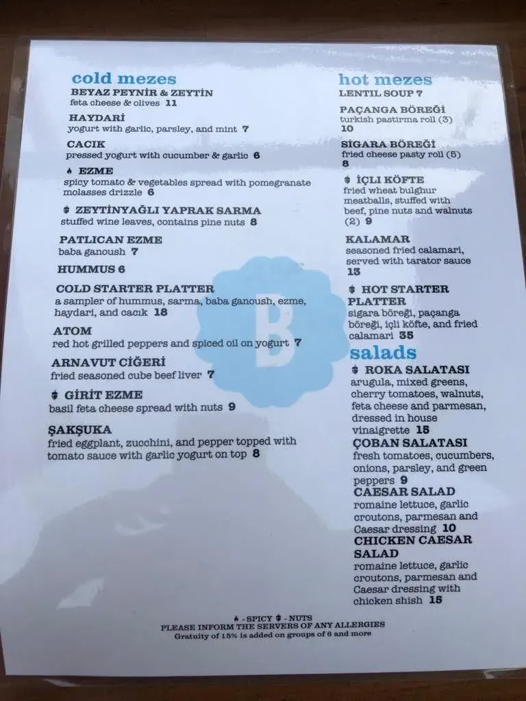 Menu 3