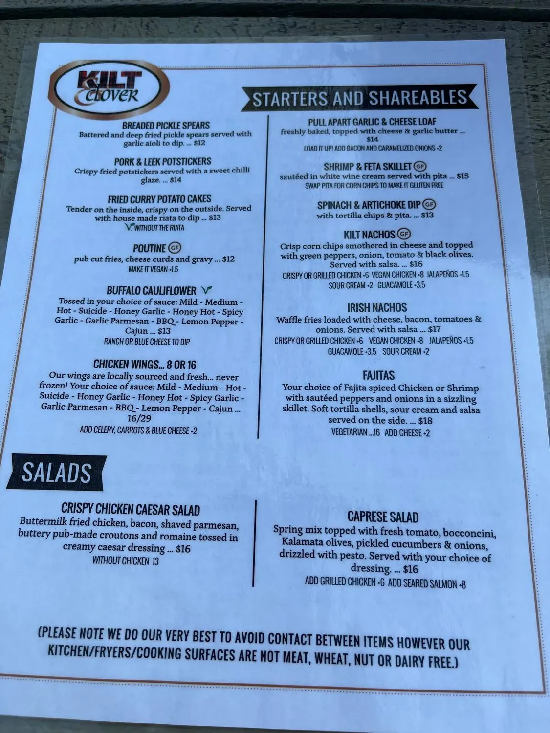 Menu 2