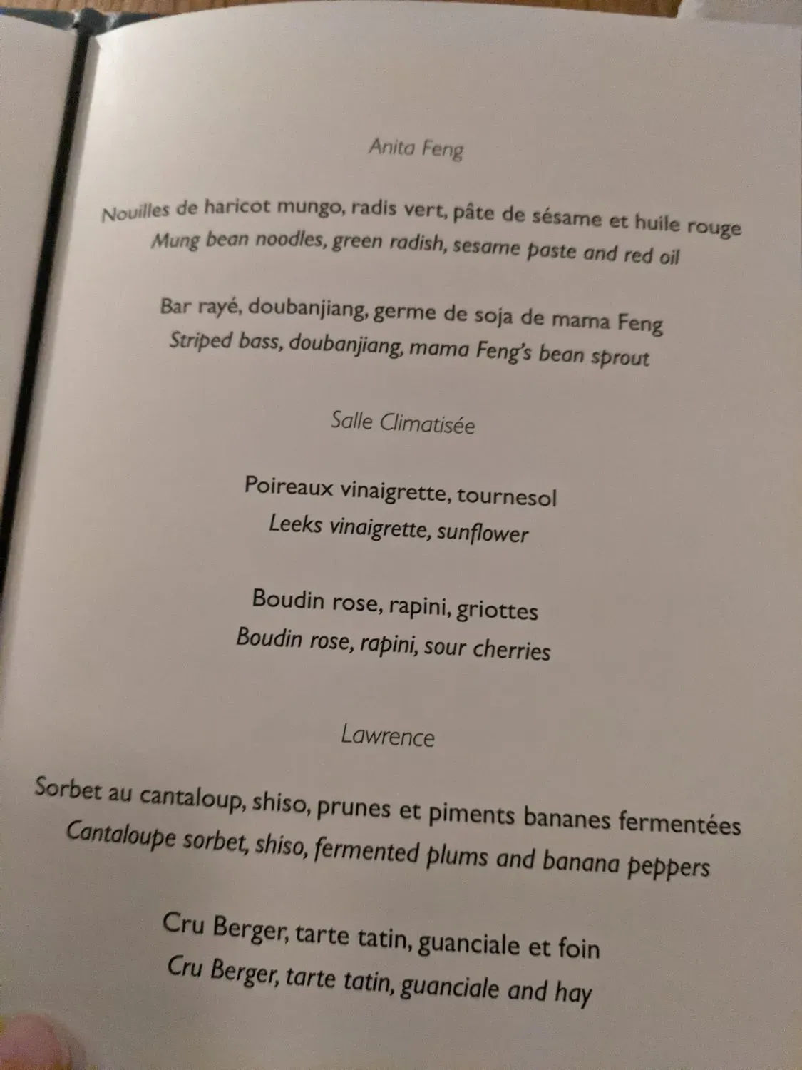 Menu 5