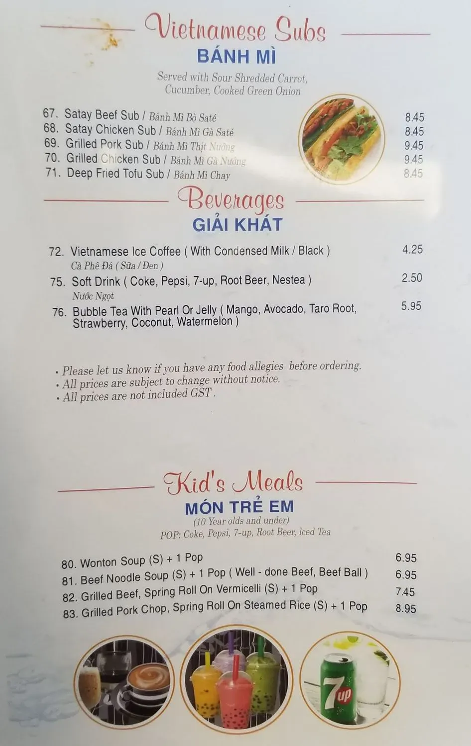 Menu 3