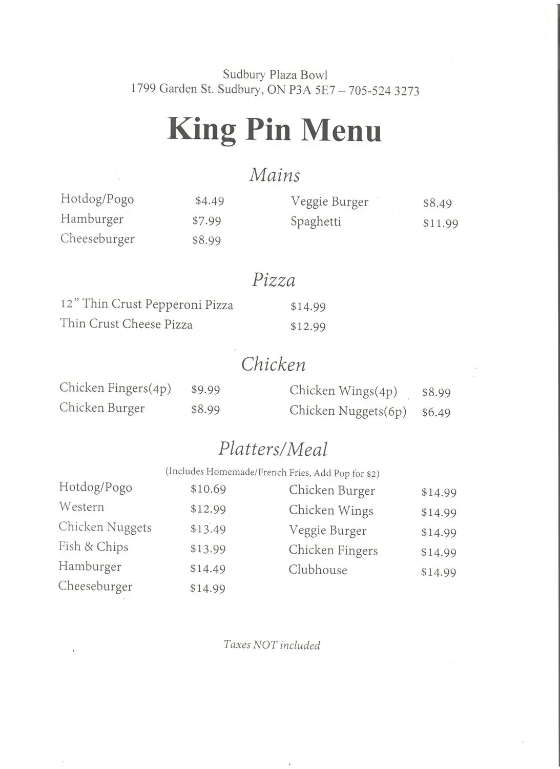 Menu 3