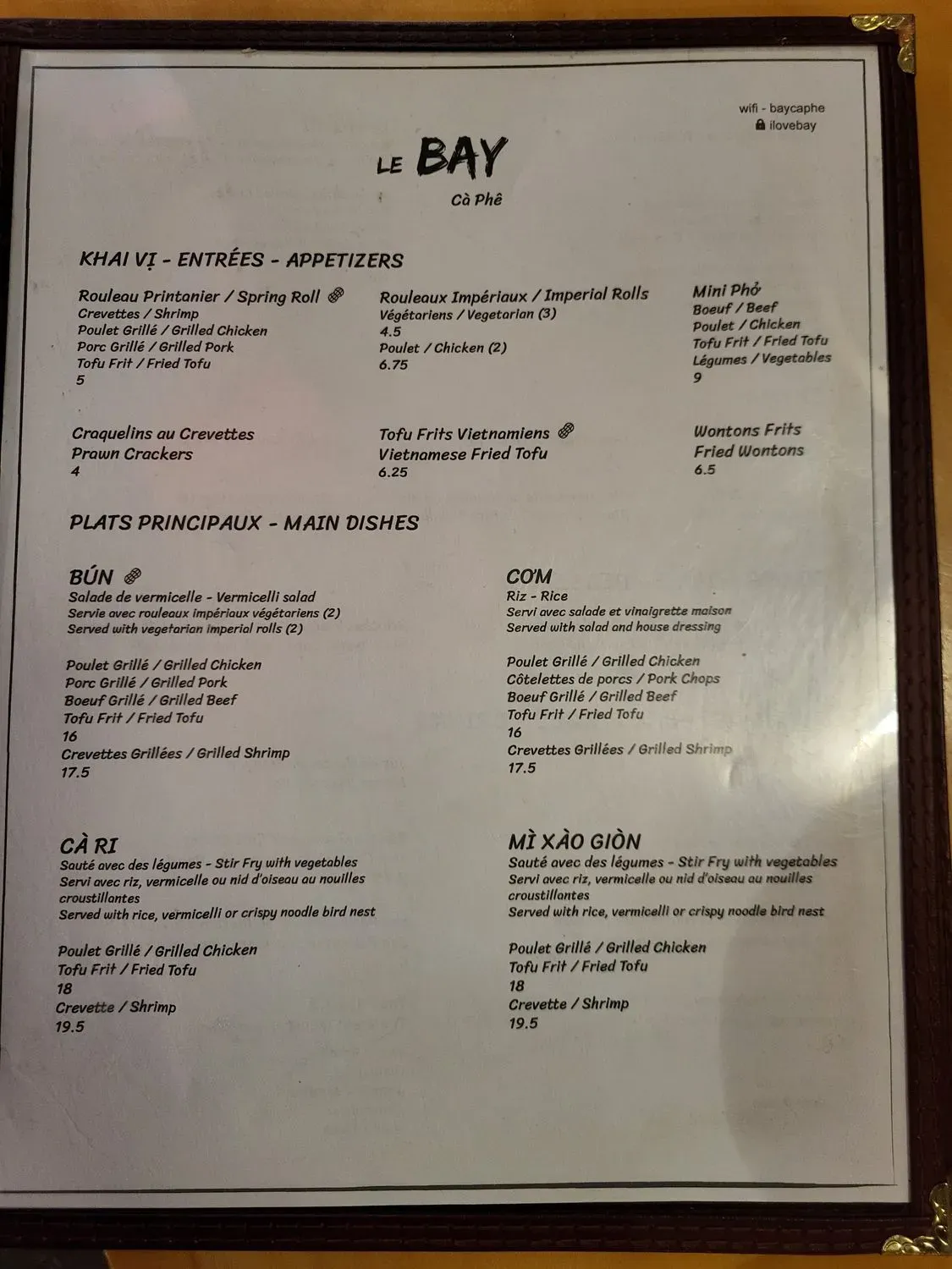 Menu 3