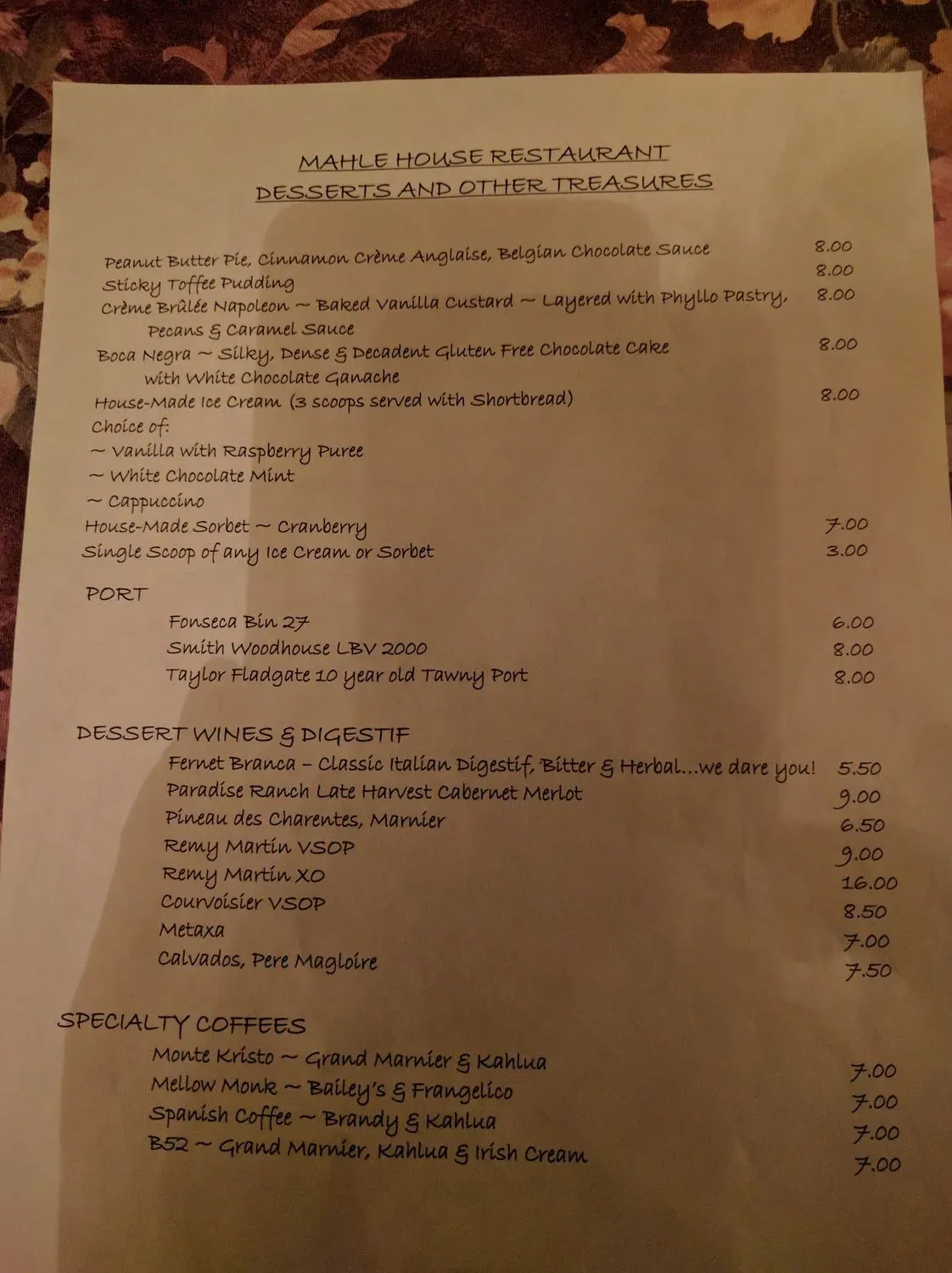 Menu 6