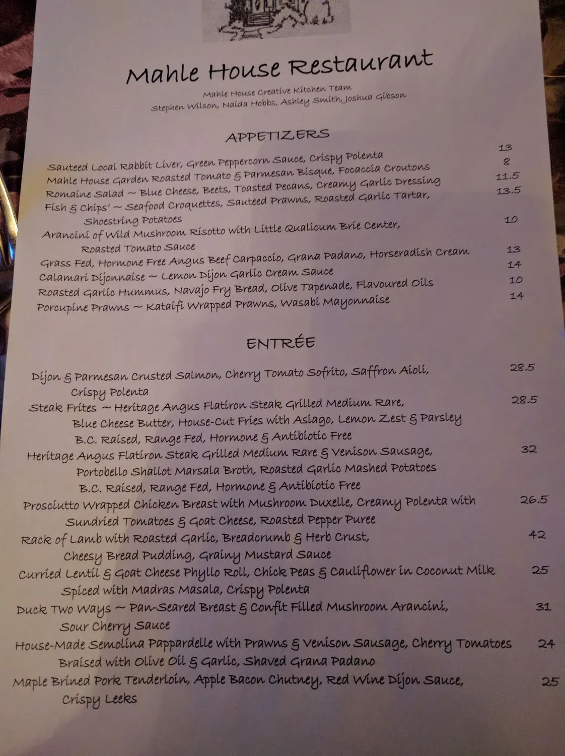 Menu 5