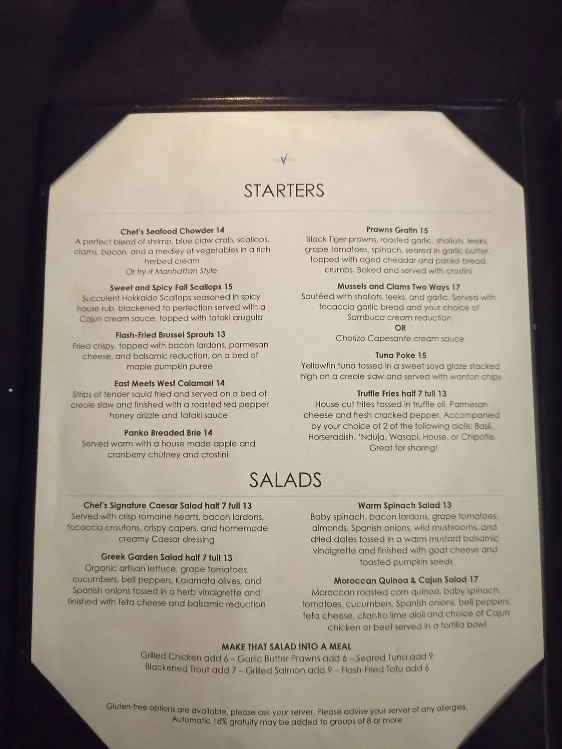 Menu 3