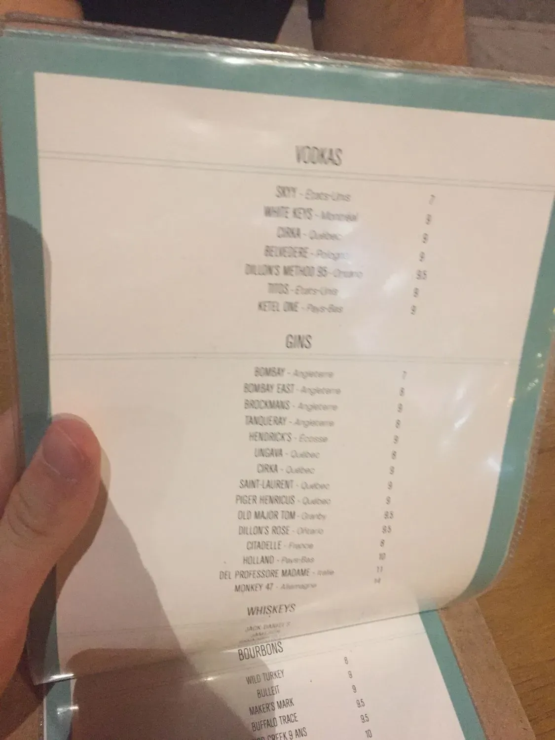 Menu 6