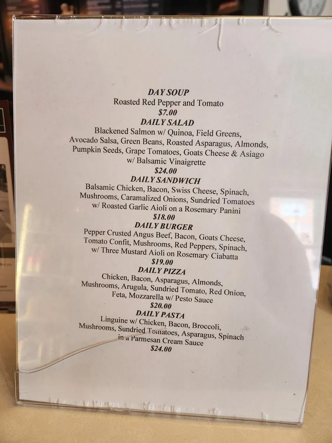 Menu 5