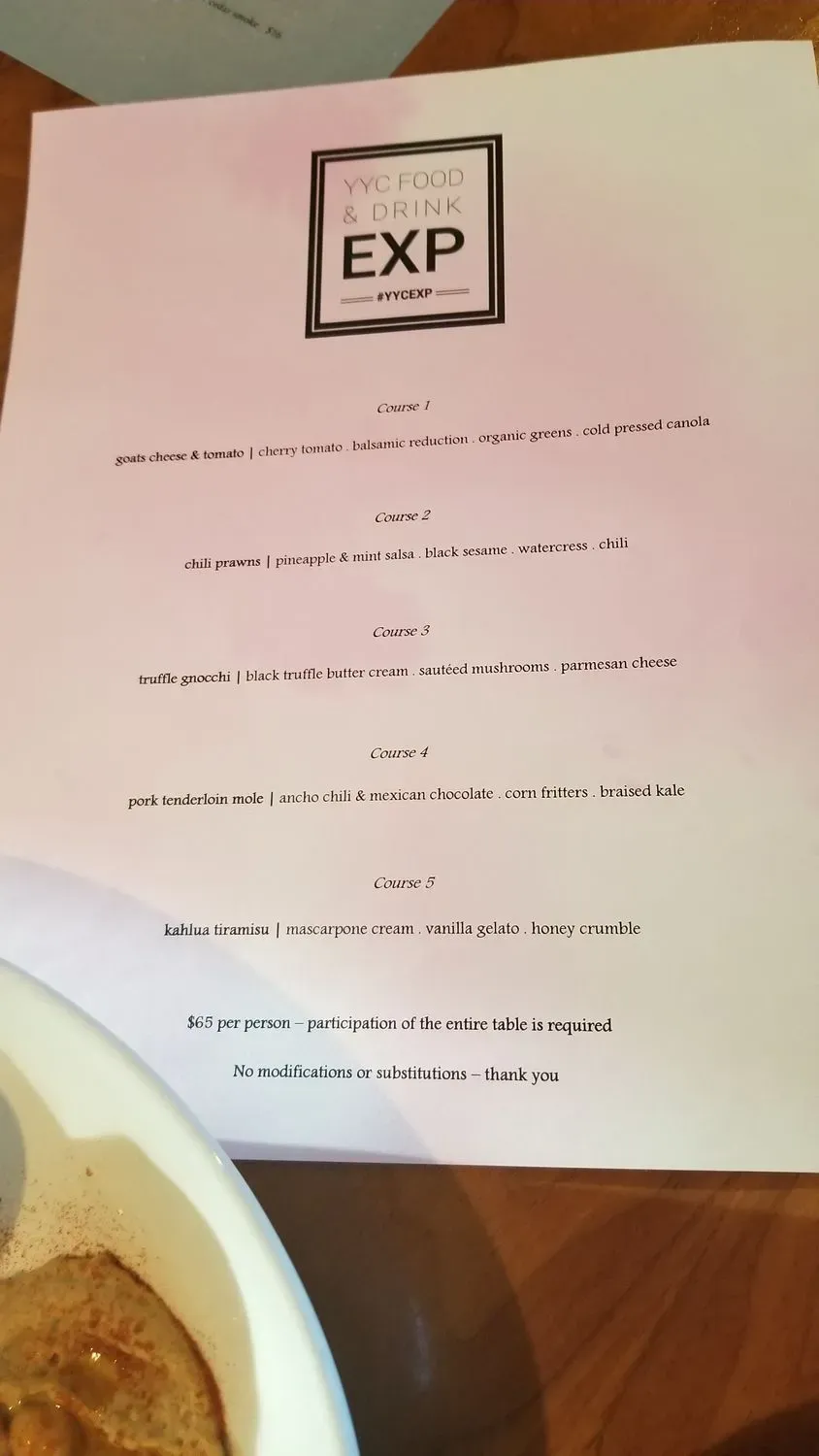 Menu 5