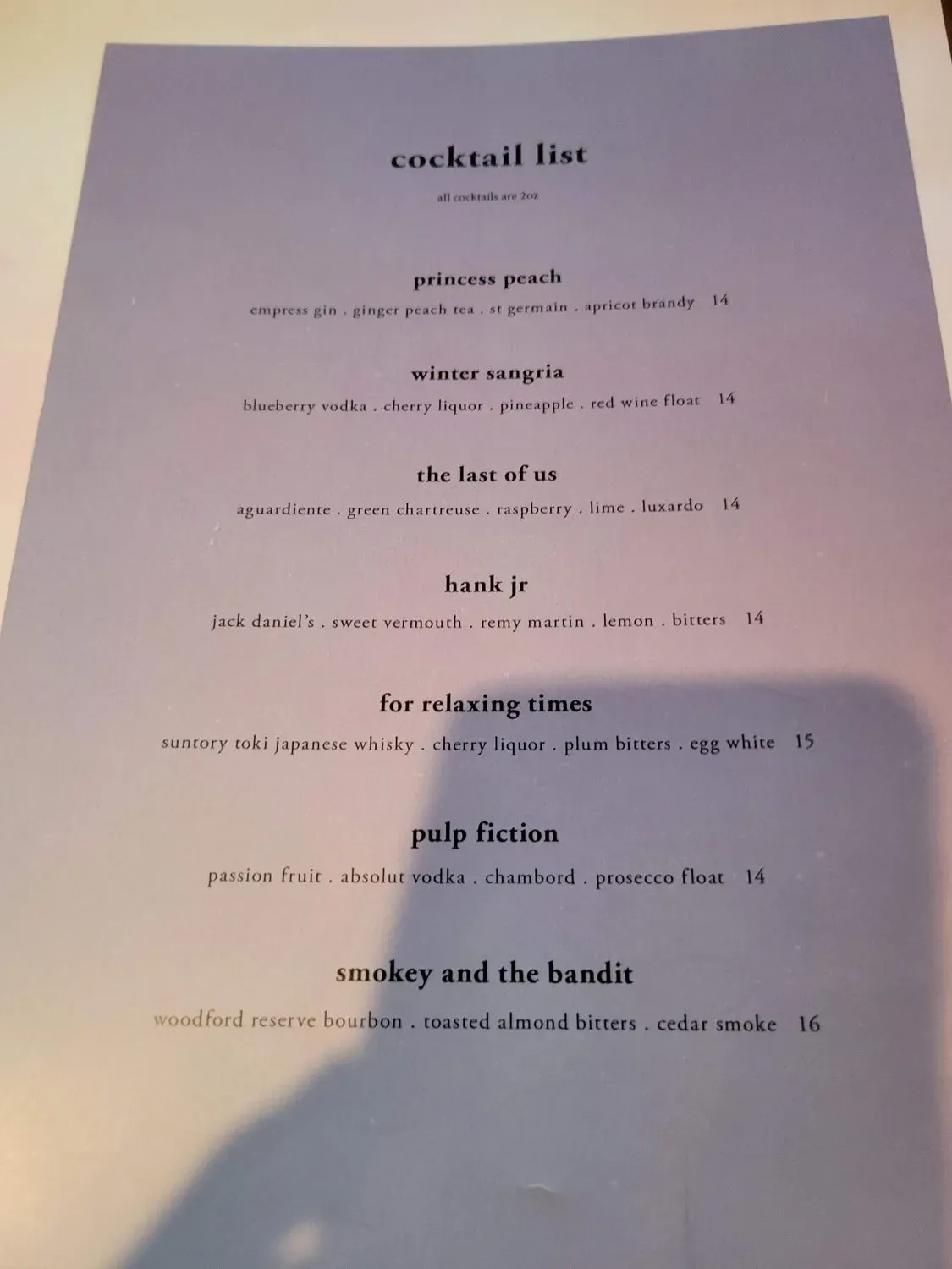 Menu 6