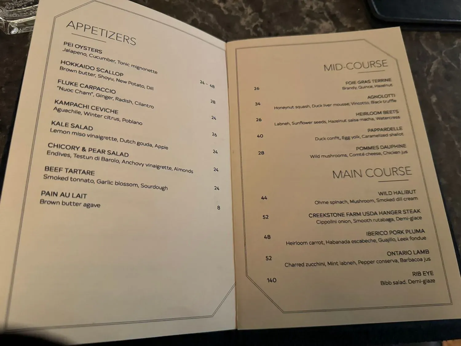 Menu 2