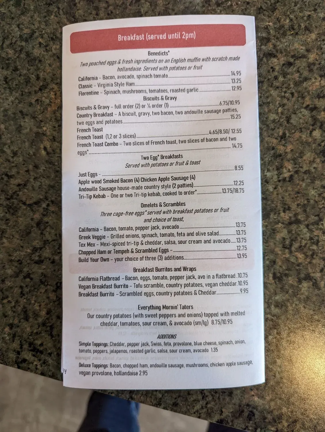 Menu 5