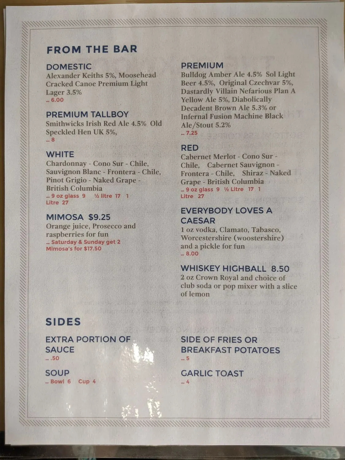 Menu 4