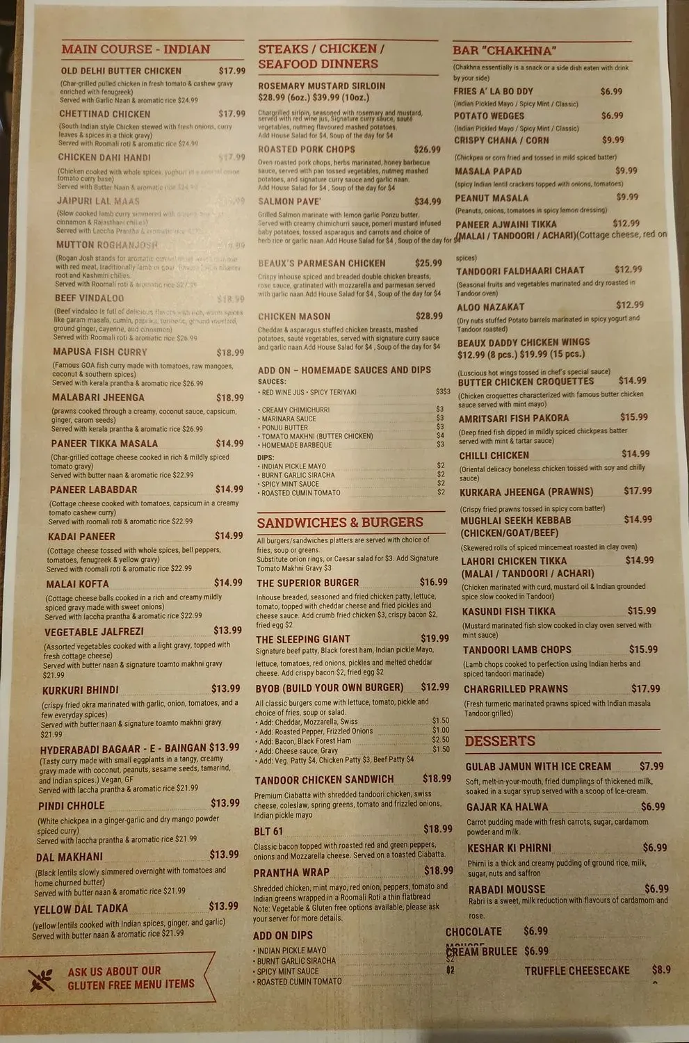 Menu 4