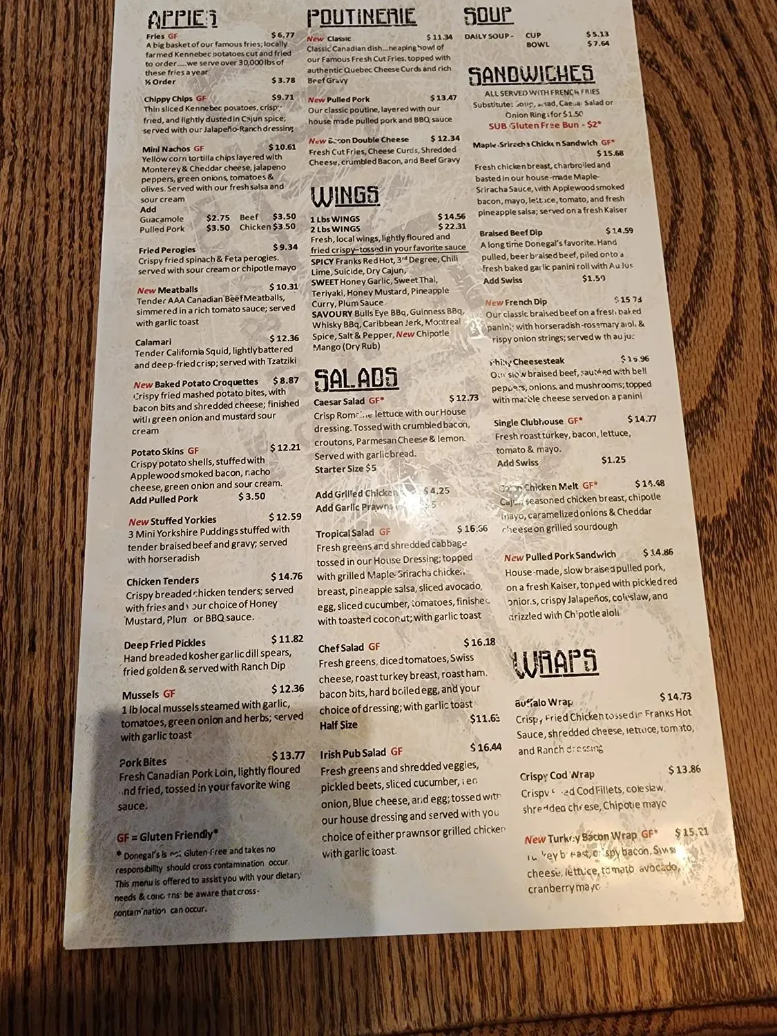 Menu 2