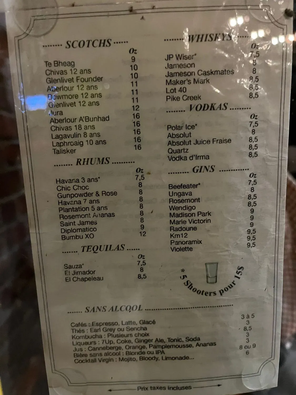 Menu 6