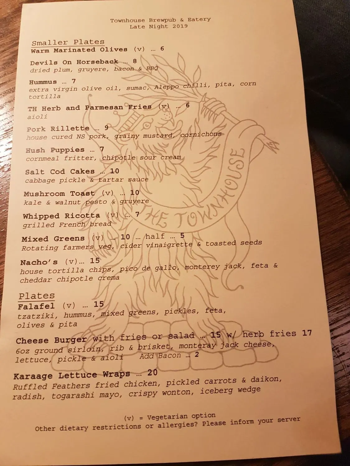 Menu 6